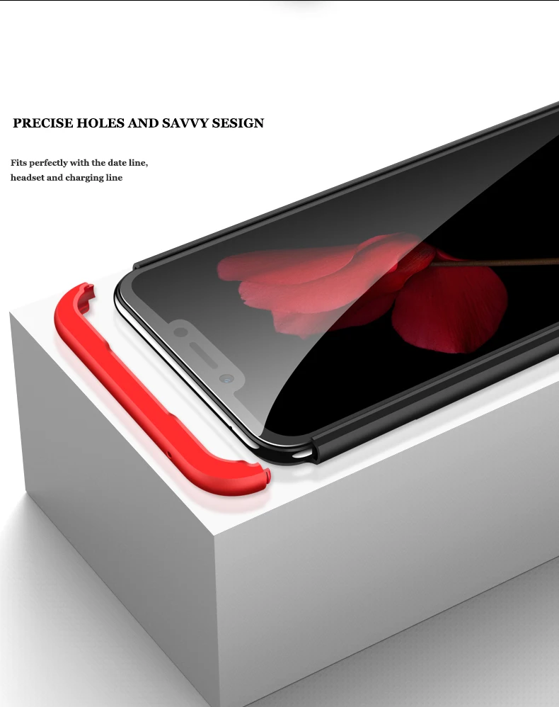 Чехол для huawei Y7 Pro 2019 360 градусов Полная защита жесткий пластиковый чехол s DUB-LX1