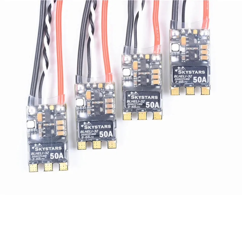 SKYSTARS бесщеточный ESC 35/50A Blheli_32 bit 2-5S Dshot1200 встроенный RGB светодиодный для FPV Racing Drone DIY