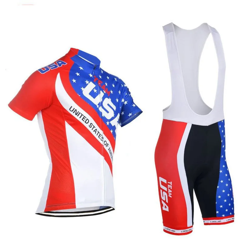 Национальная Команда США одежда для велоспорта с коротким рукавом Pro Team Mtb Джерси