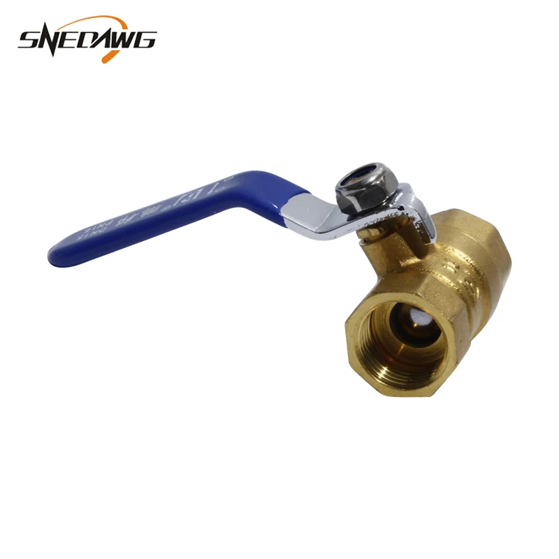 Латунный трубный клапан DN15 DN20 DN25 водяной Женская резьба 1/2 'Ɖ/4'' латунный