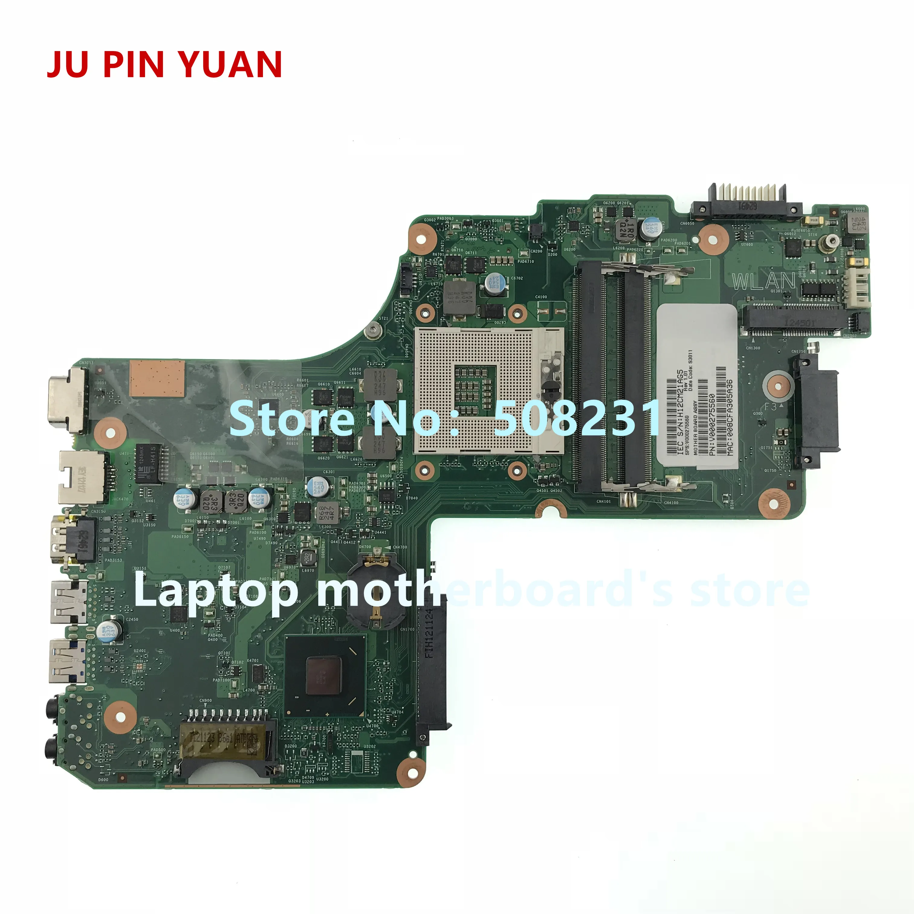 Ju pin yuan V000275560 материнская плата для Toshiba Satellite C855 L855 ноутбука полностью
