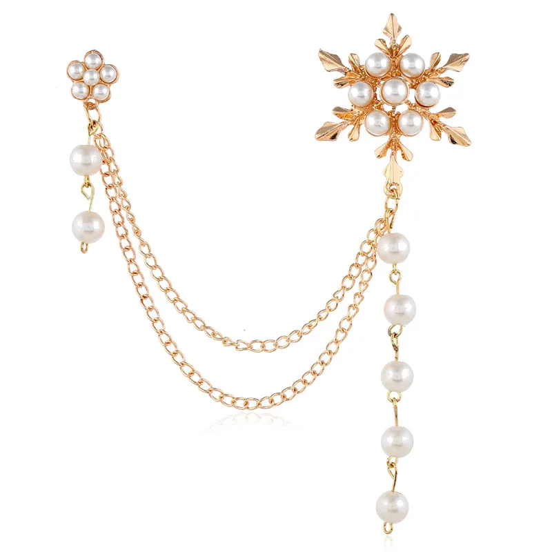 

Snow Flower Pearl Brooch Fine Thorn Brooch