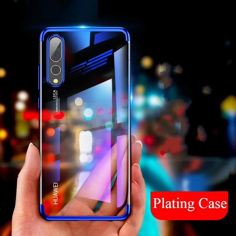 Покрытие чехол для HUAWEI nova 3i 3 4 P20 P30 Pro P10Lite Mate20 Lite P Smart Honor8C 8A 10 прозрачный мягкий