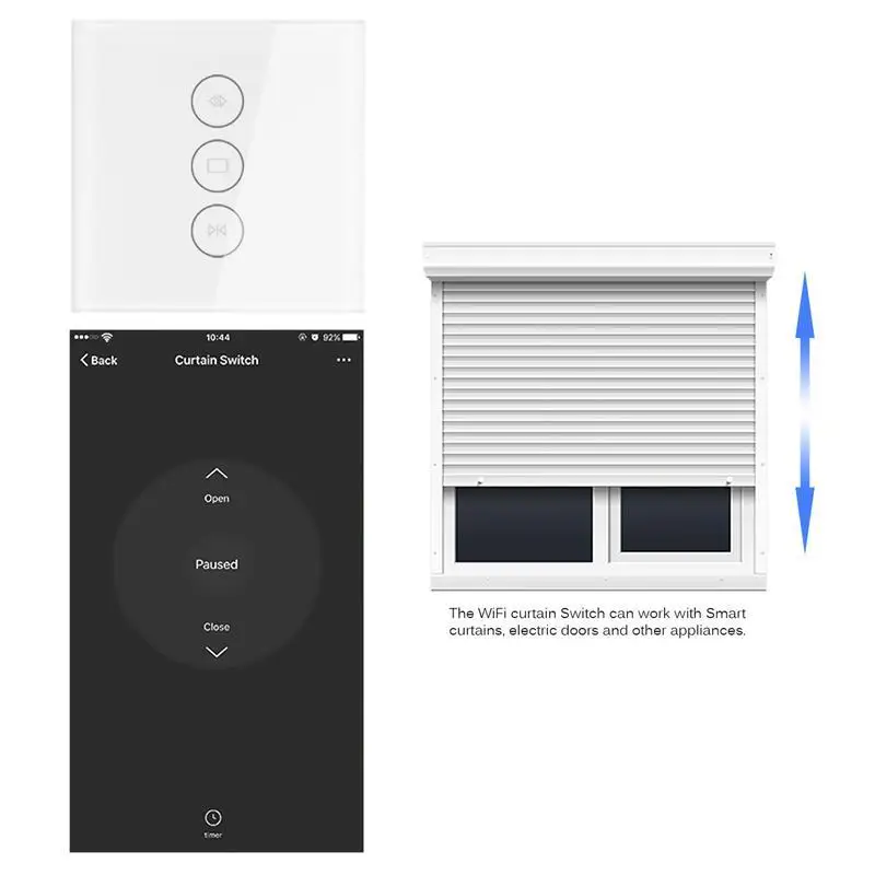 Переключатель для штор Tuya Smart Life Wi-Fi с электроприводом | Обустройство дома