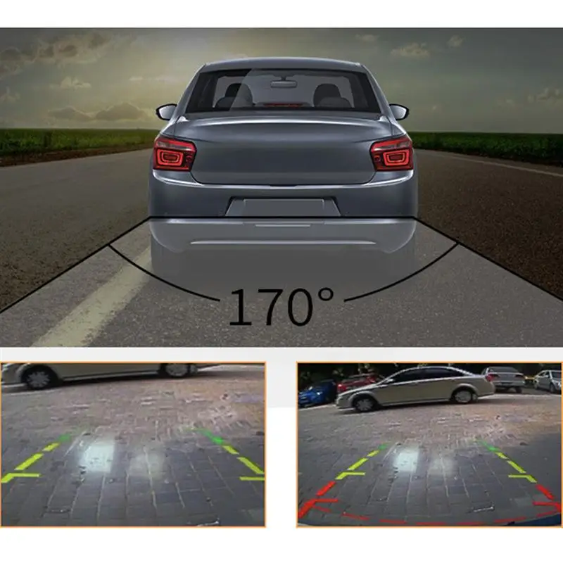 Резервного копирования камера Intelligent Реверсивный трек Автомобильная заднего