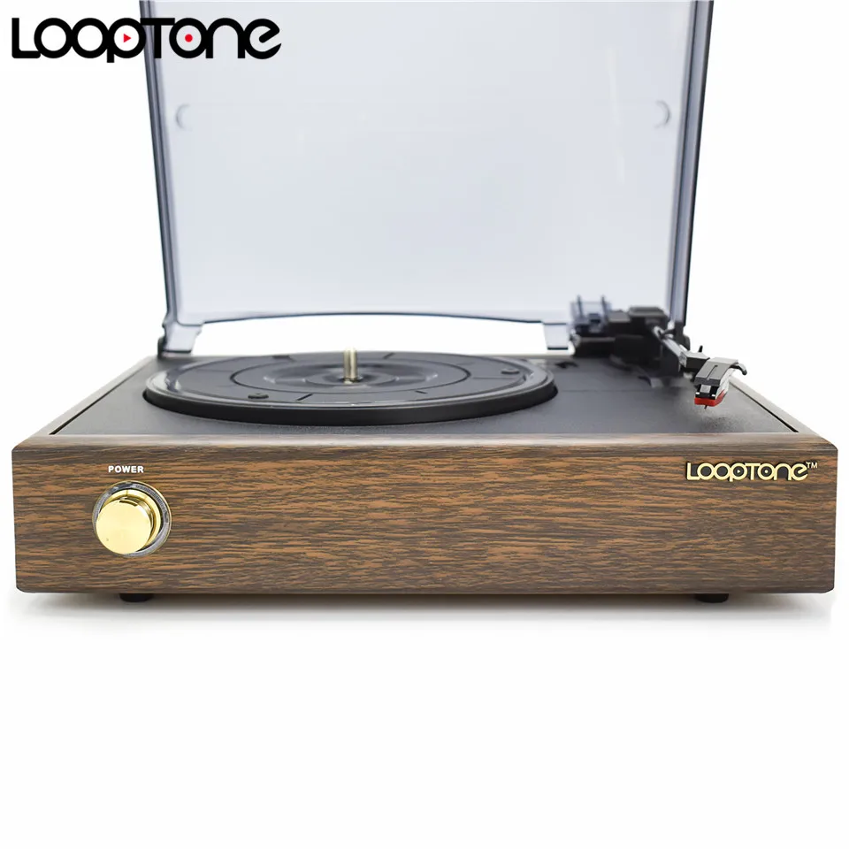 LoopTone портативный выбор скорости винтажный ремень привод проигрыватель
