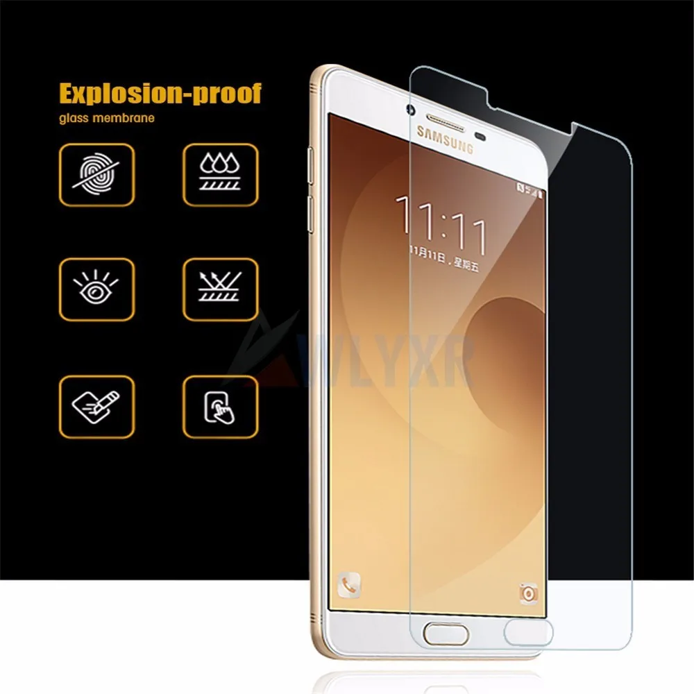 Защитная пленка для экрана закаленное стекло Samsung Galaxy S6 S7 J3 4 5 6 7 Pro Prime Plus 2017 2018 HD