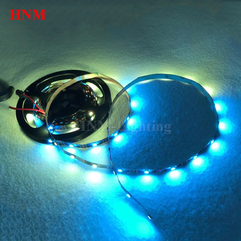 12V 5 м 30 светодиодный s/M WS2815 Цифровой пикселей RGB полосы 5050 SMD гибкие светодиодные