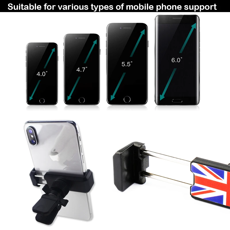 Универсальный автомобильный держатель для телефона Union Jack с вентиляционным