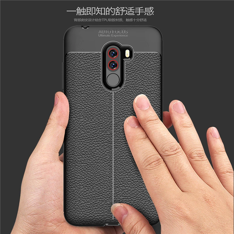 Кожаный чехол для телефона Xiaomi PocoPhone F1 A1 A2 Max 3 Mi Lite противоударный силиконовый