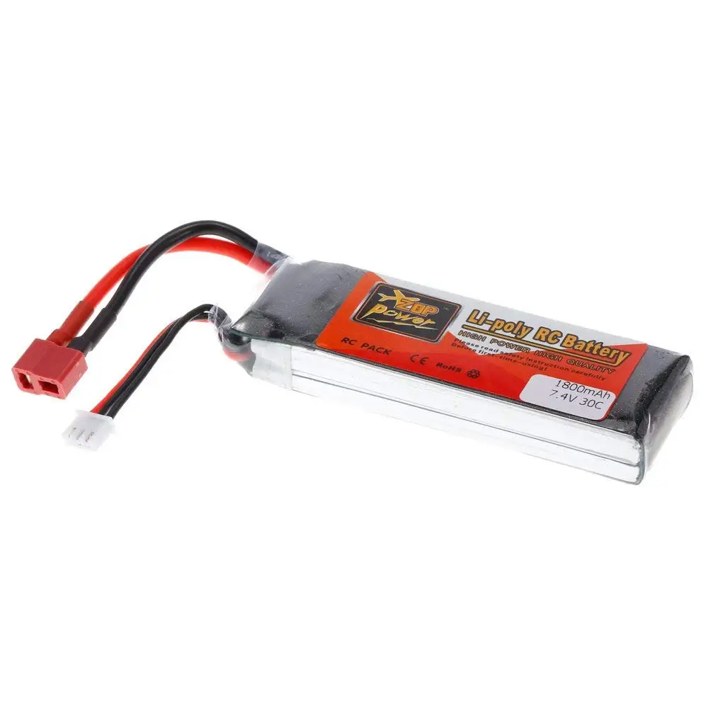 ZOP POWER Plug Lipo батарея для 2 S 7 4 V 1800 mah 30C T QAV250 FPV Racing RC Quadcopter Автомобильная лодка литий