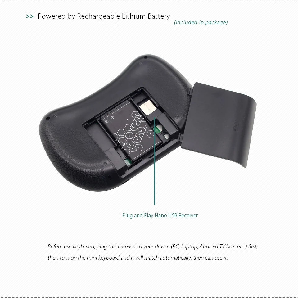 Новинка 2019 года русская клавиатура i8 с RGB подсветкой беспроводная мини 2 4 ГГц