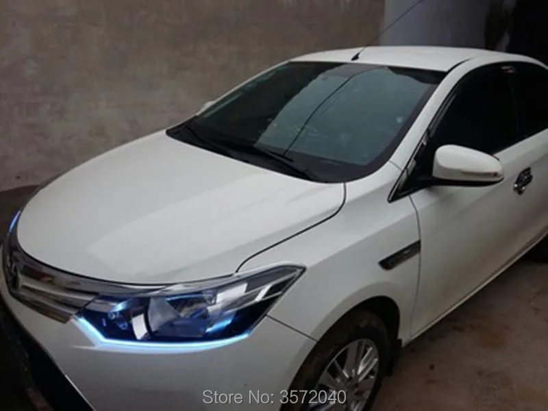 Бесплатная доставка 2 шт. ультра тонкий DC12V LED свет динамическая автомобильная