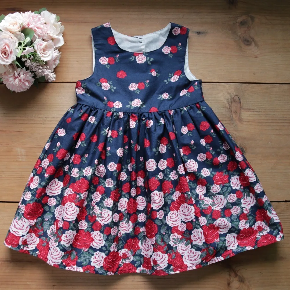 summer dresses for girls flower dress baby frocks kids clothes fashion cotton boutiques children holiday | Детская одежда и обувь