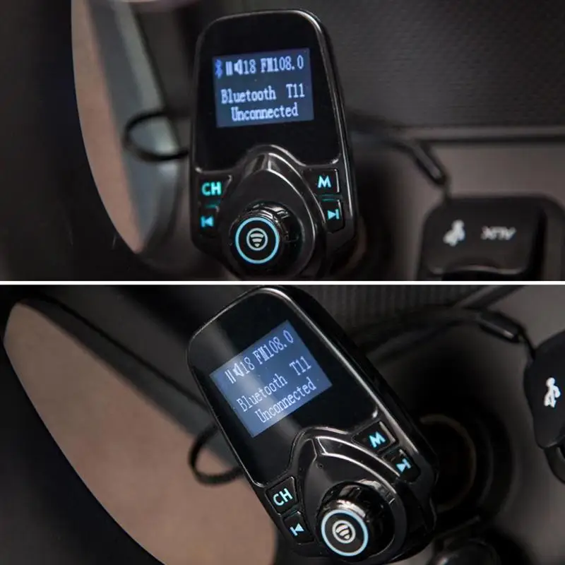 Многофункциональный 4 в 1 Bluetooth fm-передатчик с USB mp3-плеером флеш-накопители TF радио