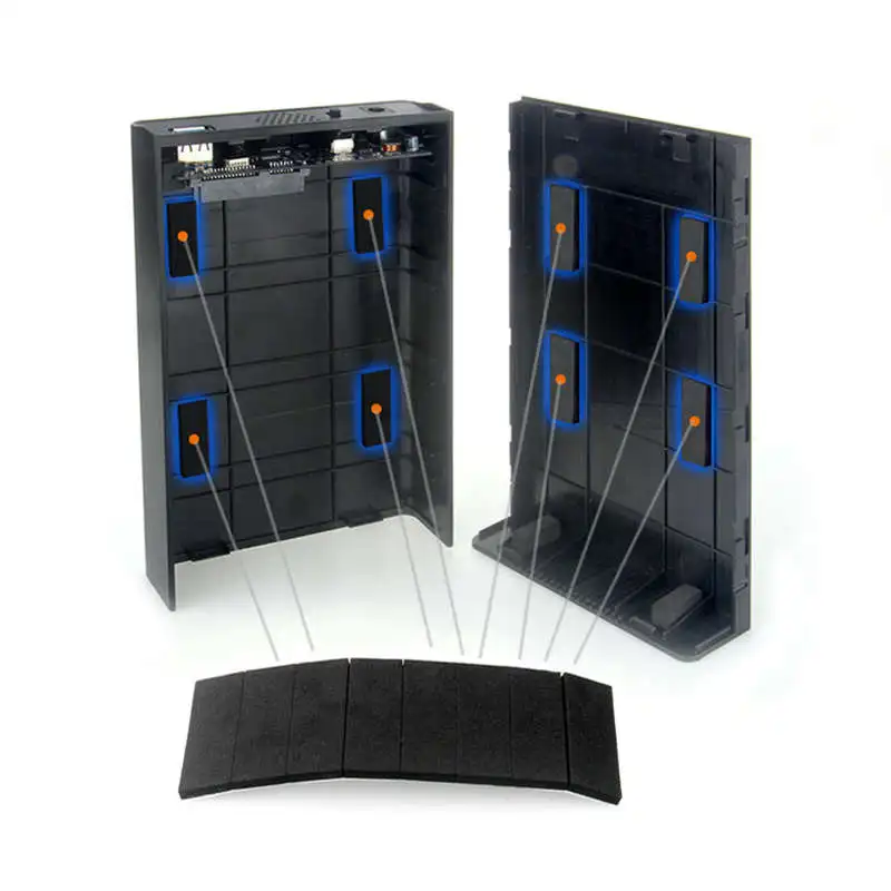Корпус из АБС-пластика коробка для жесткого диска 3 5 Usb3.0 мобильного с европейской
