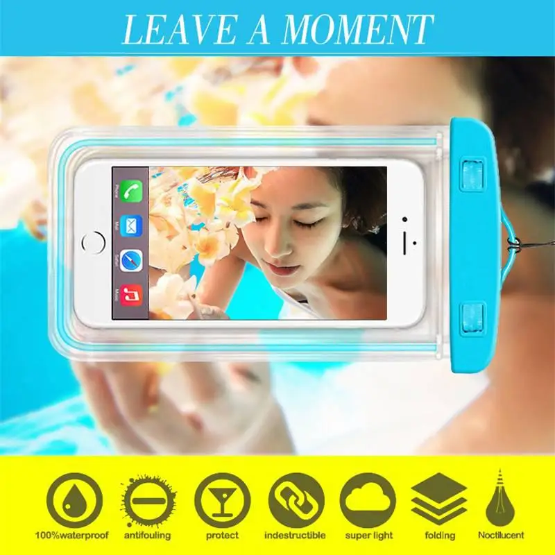 KISSCASE светящийся водонепроницаемый чехол для телефона iPhone X XS MAX XR Samsung S10 S9 S8 Plus