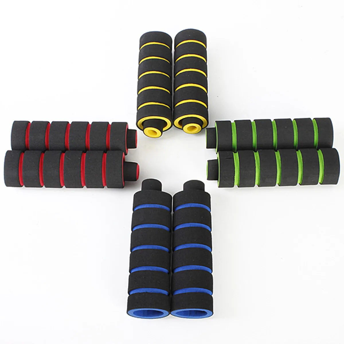 

Pair Motorcycle Bicycle Bike Handlebar Grip Sponge Cover Brake Clutch Lever Covers Soft Non Slip Foam
