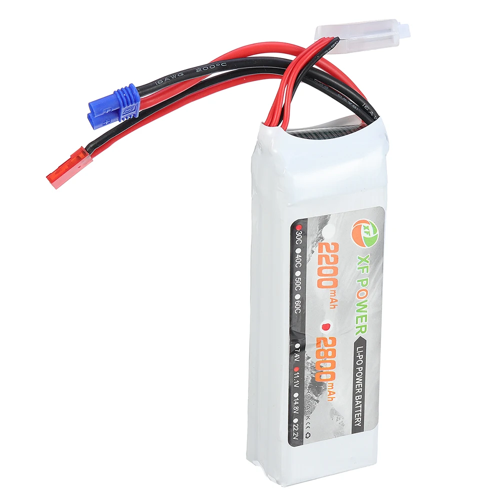 Lipo battery EC2 JST разъем для радиоуправляемой модели дрона квадрокоптера запасные