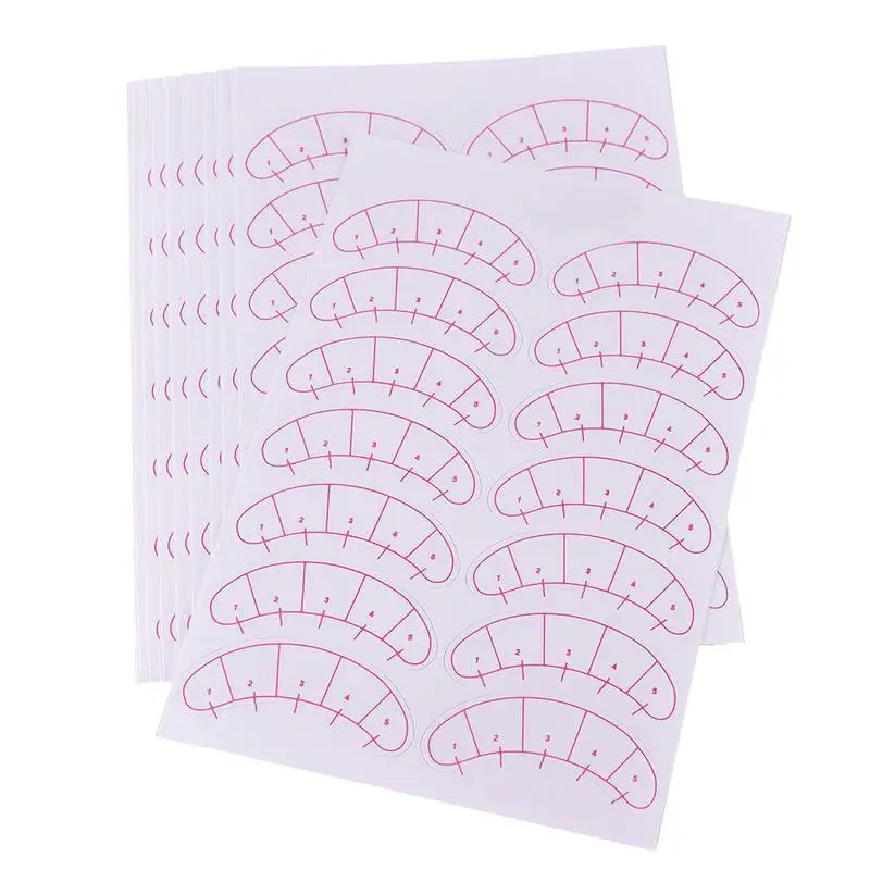 70 Pairs / Bag Eyelashes Stickers Grafting Eyelash Practice Eye Slightly Viscous With Marks Tough | Красота и здоровье