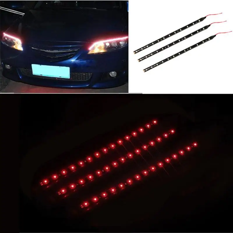 Светодиодная ленсветильник 5050 SMD 30cm 12smd 12 В 3 шт.|Декоративная лампа| |