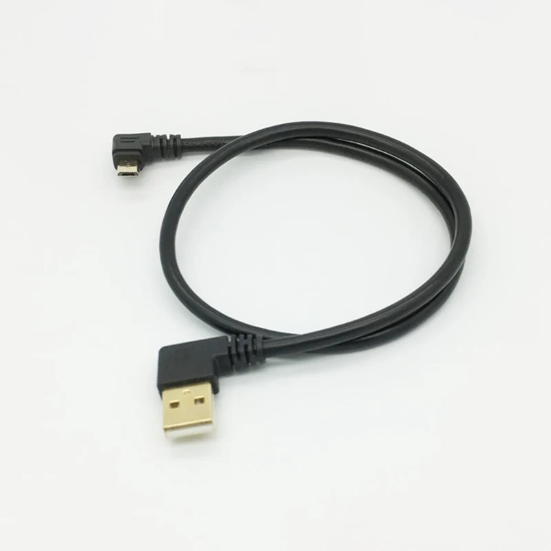 Right Angle Micro USB Data Cable 5 Pin Male To 2.0 A Sync Charger Converter 90 Degree Adapter SP | Электроника