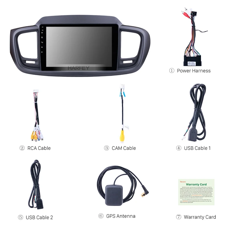 Harfey 10 1 дюймов 2Din Android 8 Левая рука водителя автомобиля gps радио головное
