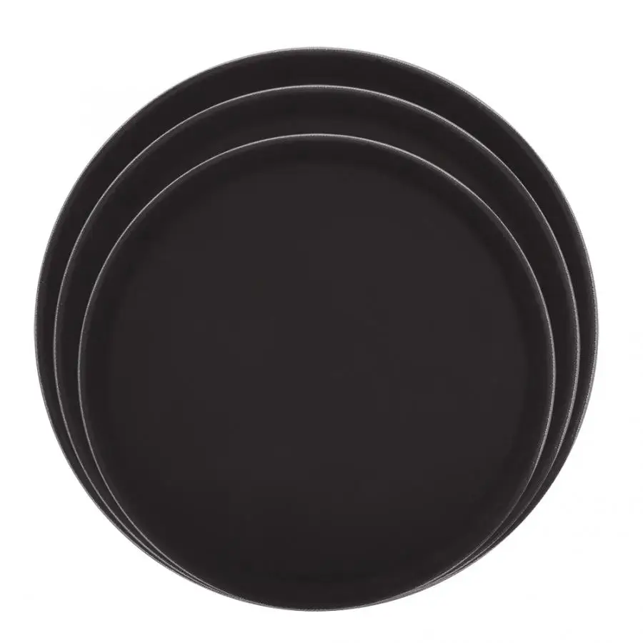 Лотки декоративные пластиковые круглые сервировочные поднос тарелка для чайного набора фрукты конфеты еда Черное золото поднос украшение