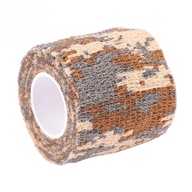 Камуфляжная Лента 5 см x 4 м Военная Тактическая самоклеящаяся Нетканая