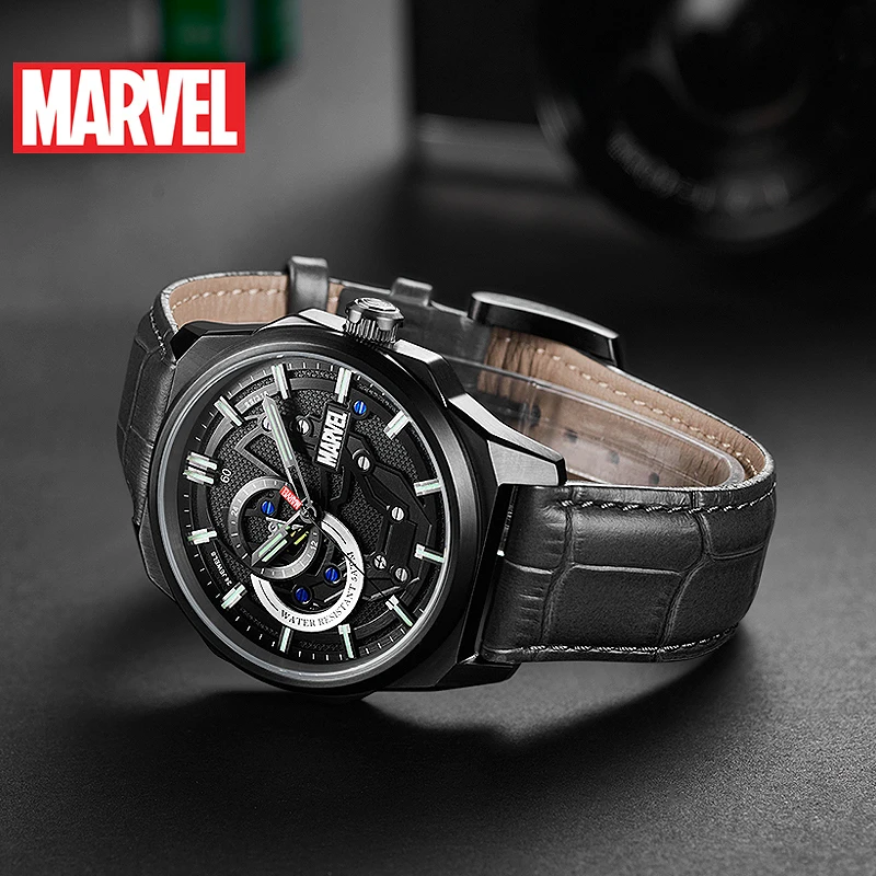 Disney Marvel часы Железный человек мужские механические автоматические полые