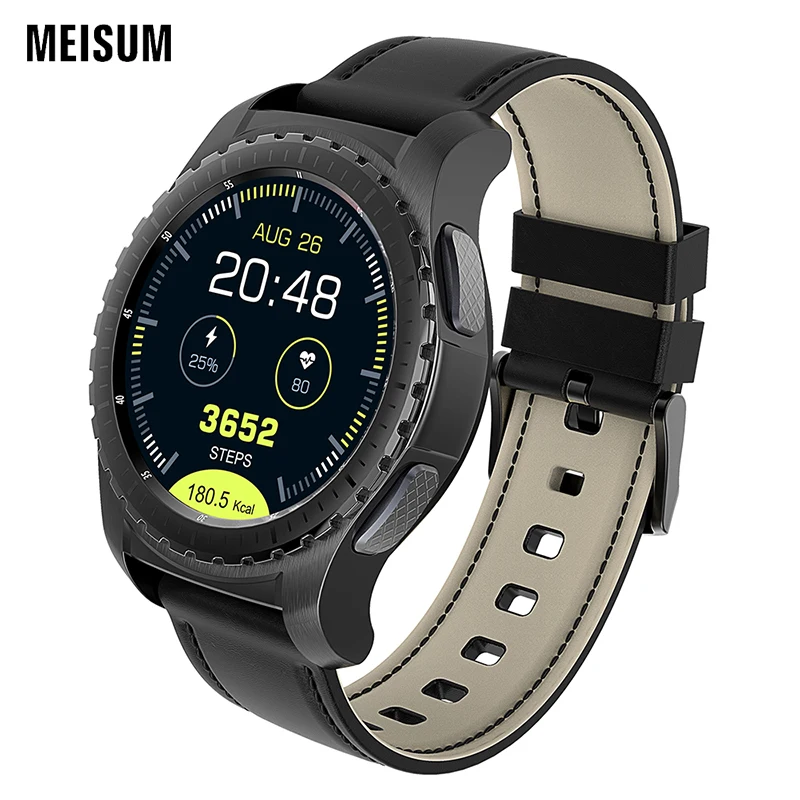 MEISUM Bluetooth Смарт часы для мужчин ретро поддержка SIM/карты памяти умные фитнес
