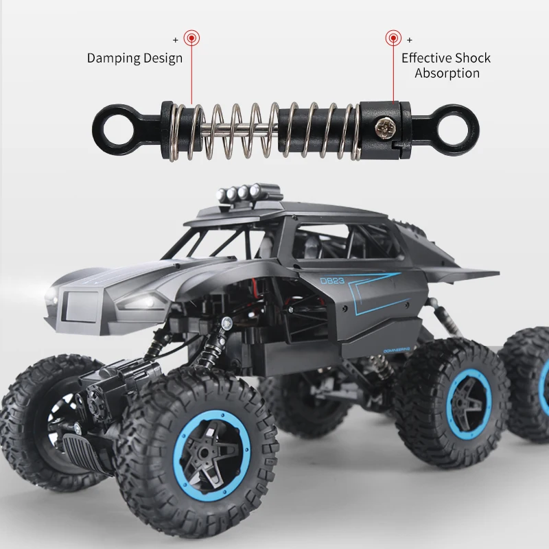 Оригинальный JJRC Q51 Радиоуправляемый автомобиль 2 4G внедорожник MAX 6WD RTR гоночный