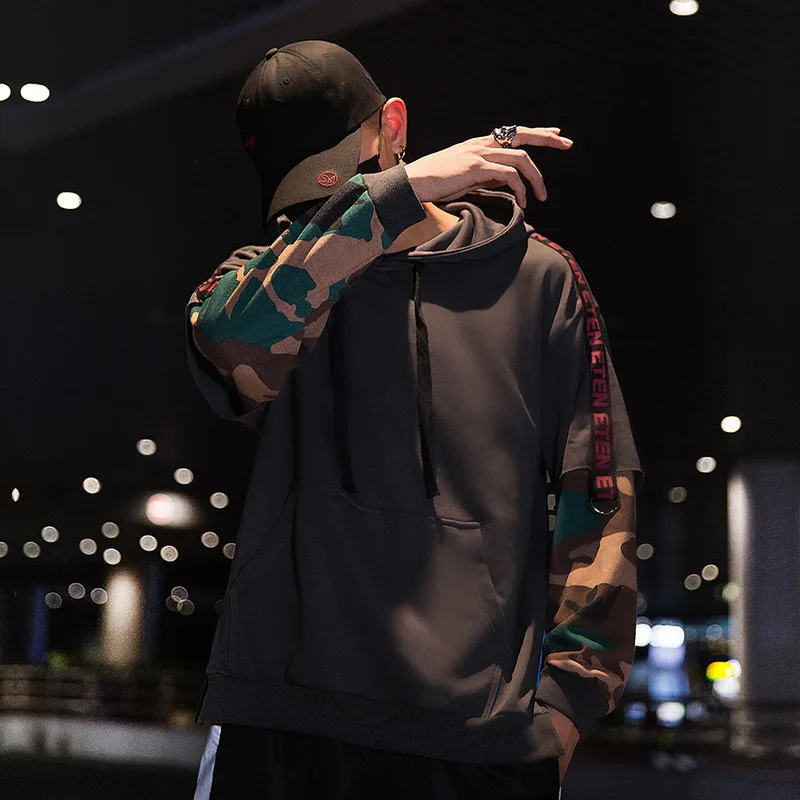 Камуфляж для отдыха движения Свободное пальто горячее предложение Толстовка с