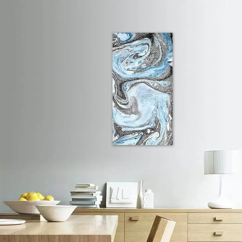 Frameless Abstract Whirlpool Oil Canvas Painting Art Decorative Pictures | Дом и сад
