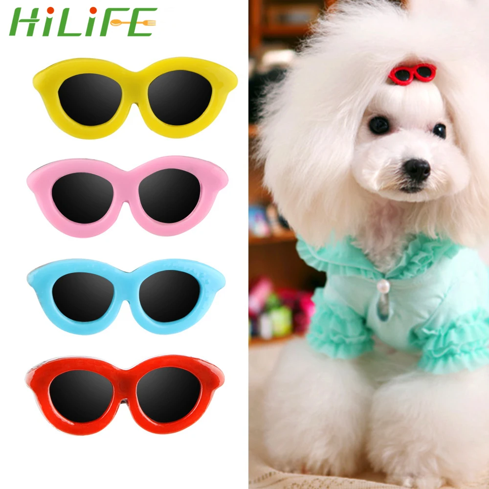 

HILIFE 1 шт. милые Солнцезащитные очки для домашних животных заколки для волос аксессуары для ухода за домашними животными щенок банты для соба...