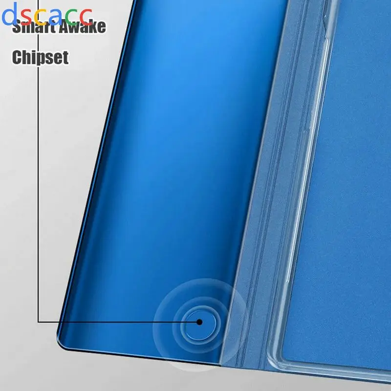 Зеркальный кожаный чехол-книжка Dscacc для Huawei P9 P10 Plus P20 pro Mate 20pro 8 10 9 10Pro 20 X Honor lite |