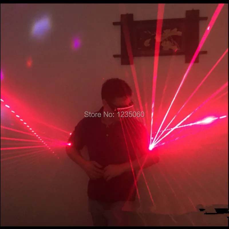 Новый дизайн Красной лазерной человек световой лазерное шоу танцевальный костюм