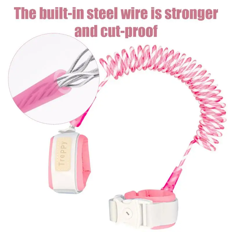 Новый светоотражающий анти-потерянный наручный ремень для малышей поводок