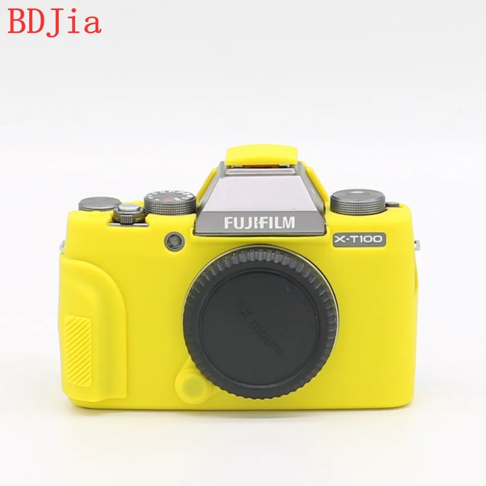 2019 высококачественный силиконовый чехол сумка для камеры Fujifilm X T100 XT100 в 5 видов