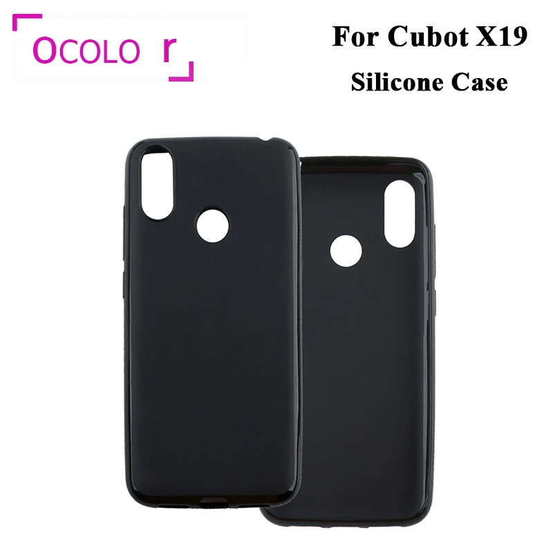 Силиконовый чехол ocolor для Cubot X19 мягкая задняя крышка защитный из ТПУ аксессуары
