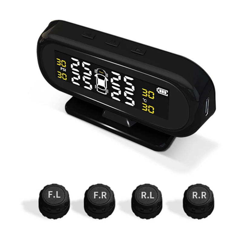 Умный автомобиль Tpms ароматерапия система контроля давления в шинах солнечной