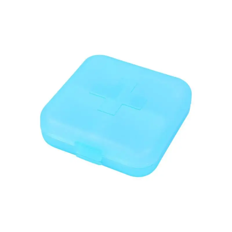 Мини-хранилище для медикаментов Портативный крест 4 сетки герметичный дома