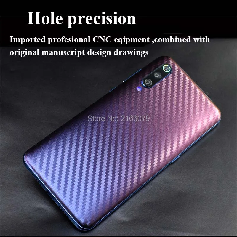 3D Градиент углеродного волокна для Xiaomi Mi 9 6 39 дюйма/Mi9 SE 5 97 дюйма задняя крышка