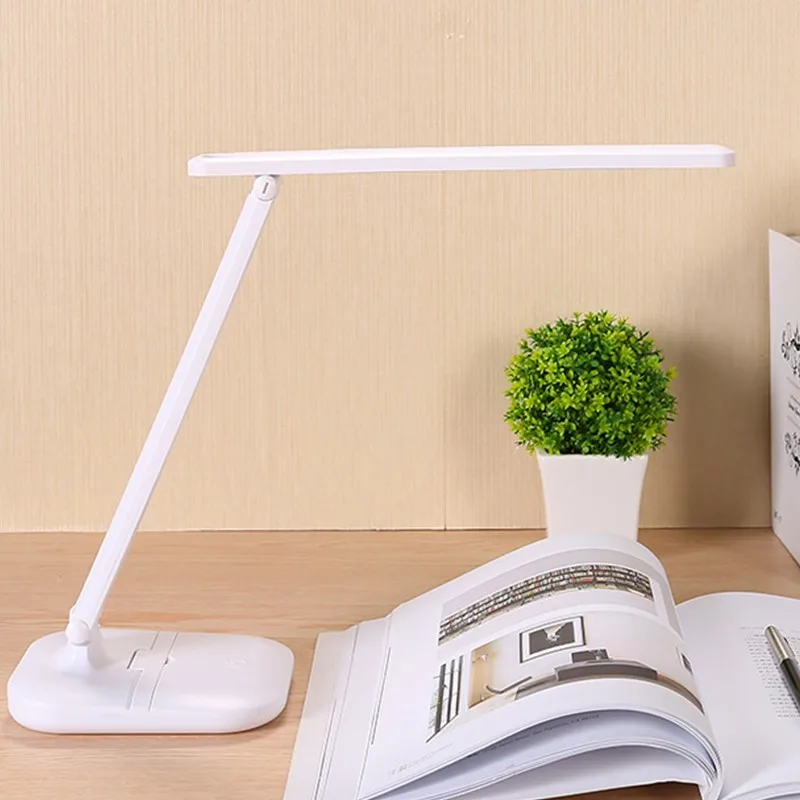 LED Настольная лампа складная затемнения сенсорный 3 режима Для детей Защита глаз
