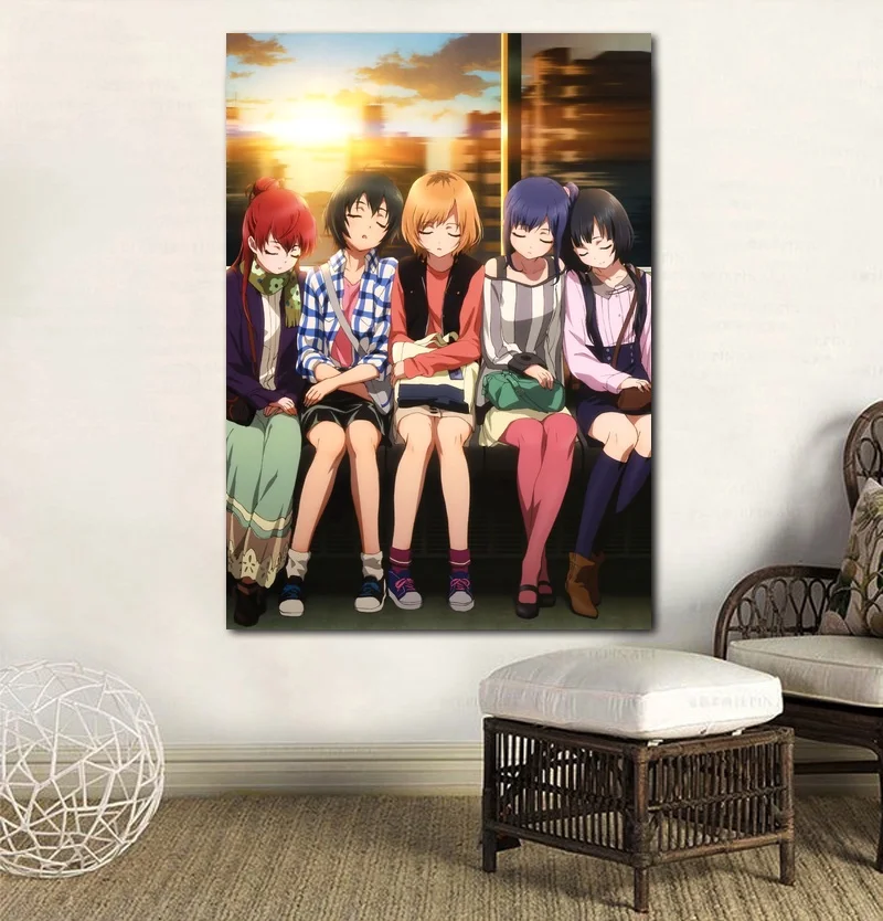 Shirobako аниме художественные плакаты холст печать домашний Декор без рамки | Дом и
