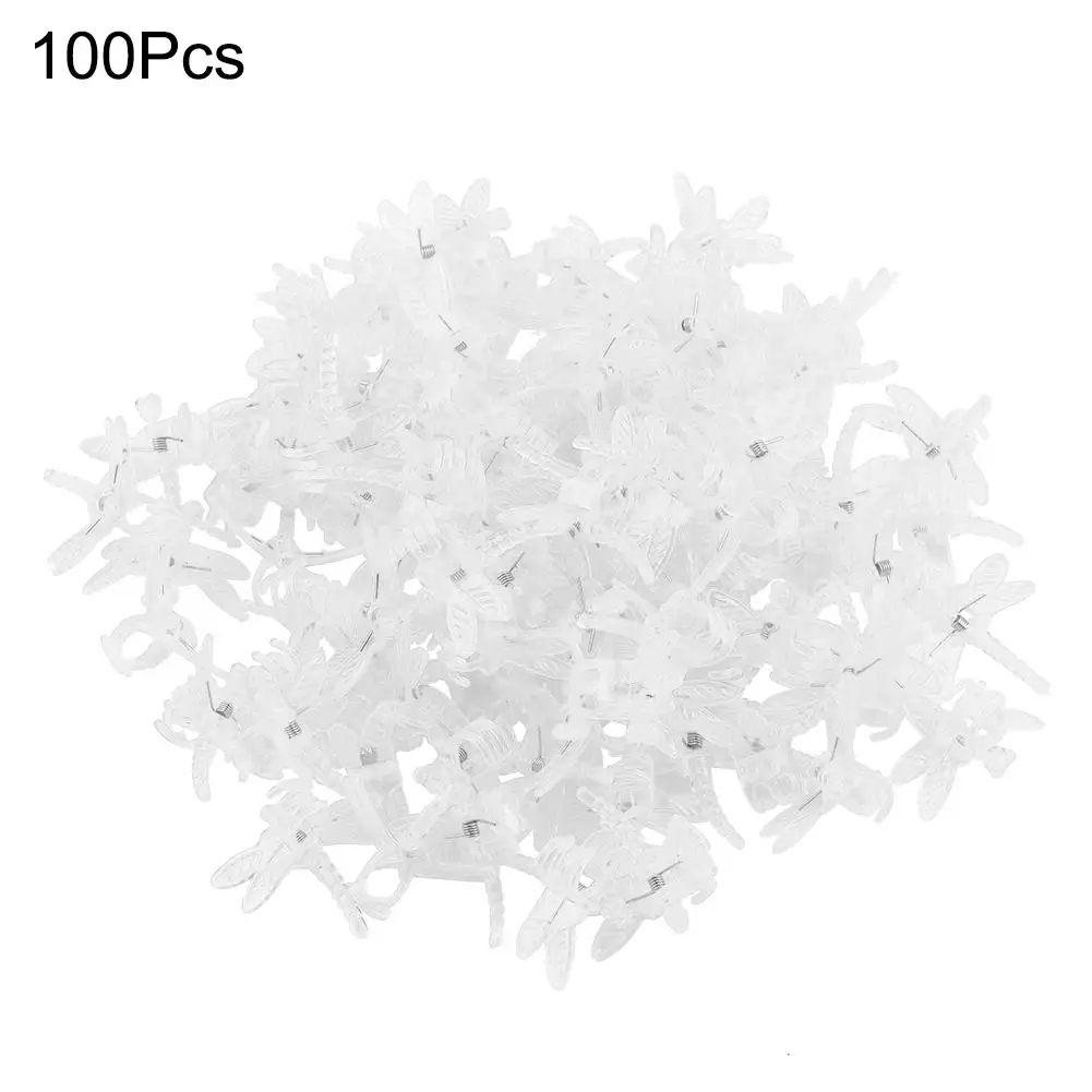 Пластиковые зажимы для растений 100 шт.|Опоры и поддержки растений| |