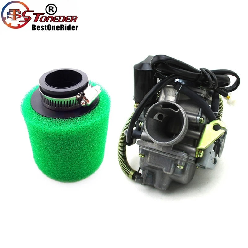 STONEDER PD24 Карбюратор Carb воздушный фильтр для Baja Motorsports BA150 AT150SS ATV DN150 American Sportworks