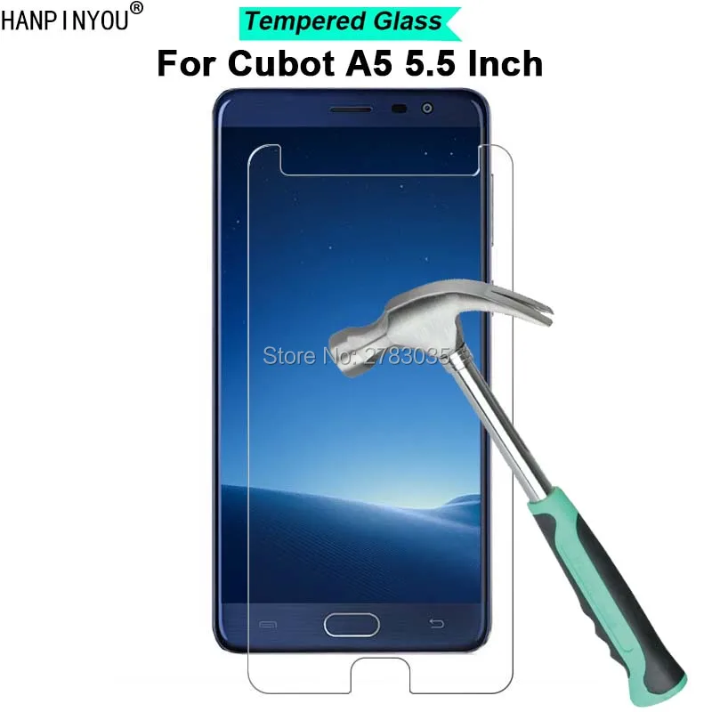 Для Cubot A5 5 &quotновая твердость 9H 2.5D ультра тонкая закаленная Защитная стеклянная