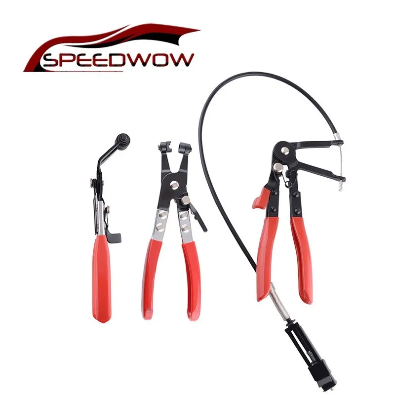 SPEEDWOW 3 шт./компл. Автогонки ручные ремонтные инструменты изогнутые носовые хомуты