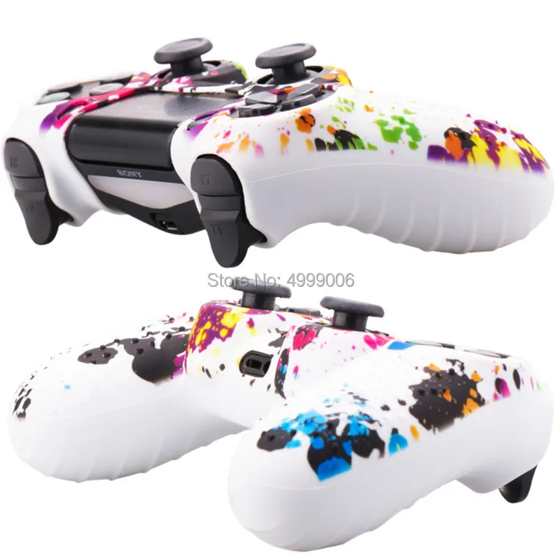 Противоскользящий силиконовый чехол защитный резиновый для Sony PlayStation Dualshock 4 PS4 DS4